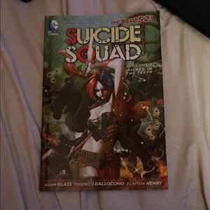 Suicide Squad Comic Book with Bold Cover Art